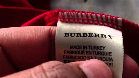 is burberry polo made in turkey|authentic burberry polo shirt.